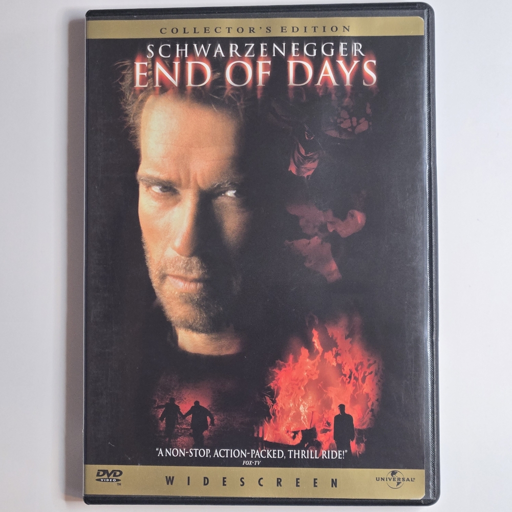 END OF DAYS DVD Arnold Schwazenegger In 1999 action Movie Collectors Edition